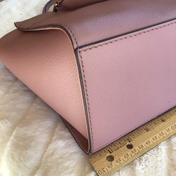 Kate spade mauve pink leather satchel - Picture 9 of 16
